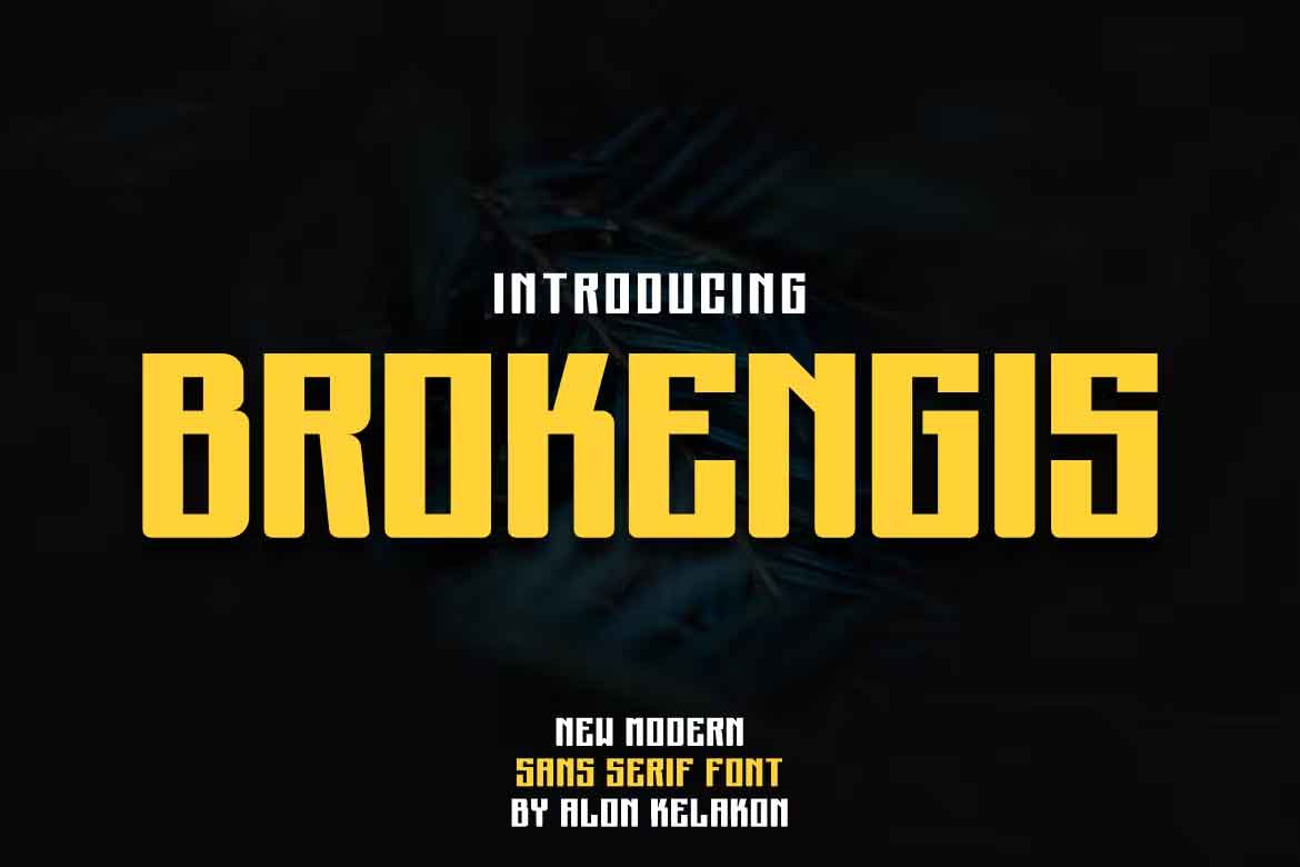 Brokengis Font