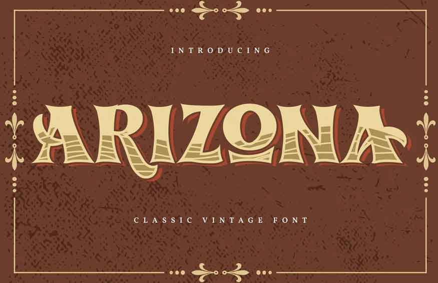Arizona Classic Vintage Font