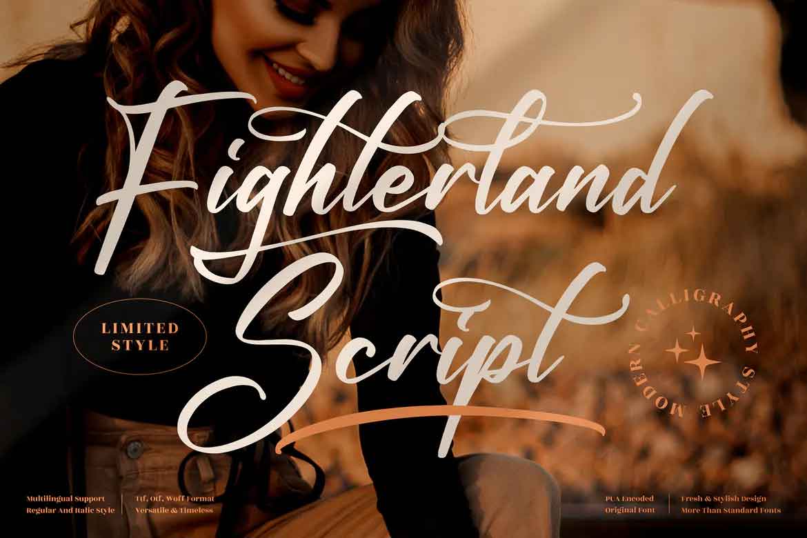 Fighterland Script Font