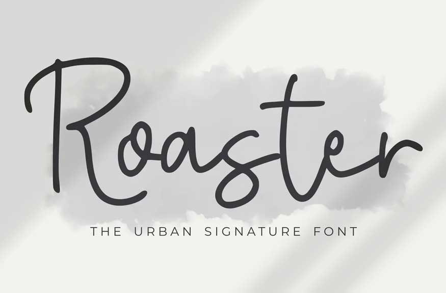 Roaster - The Urban Signature Font