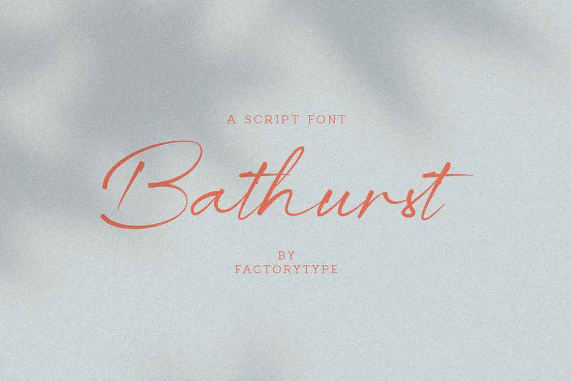 Bathrust Font