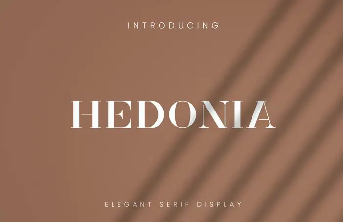 Hedonia Font