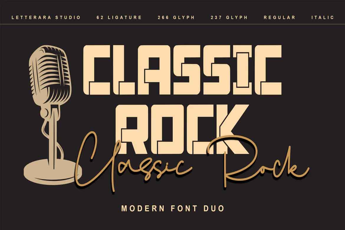 Classic Rock Font