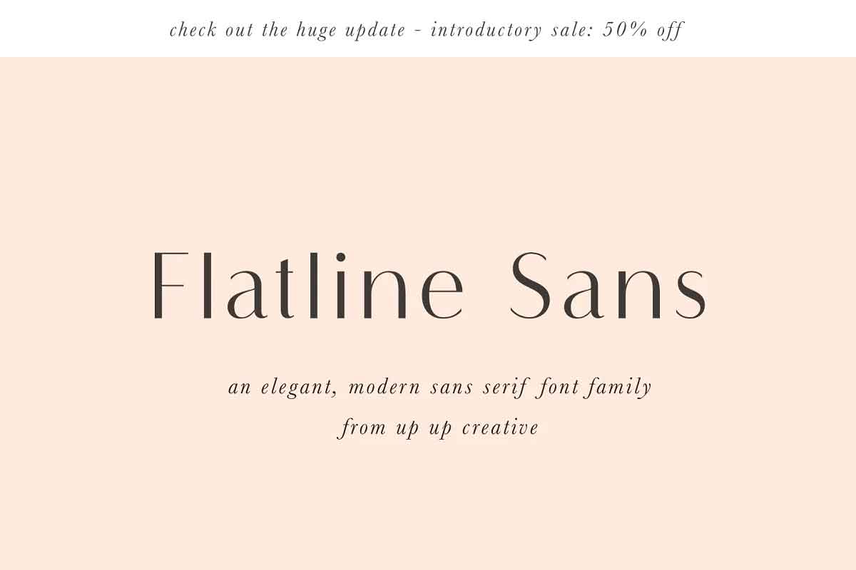 Flatline Font