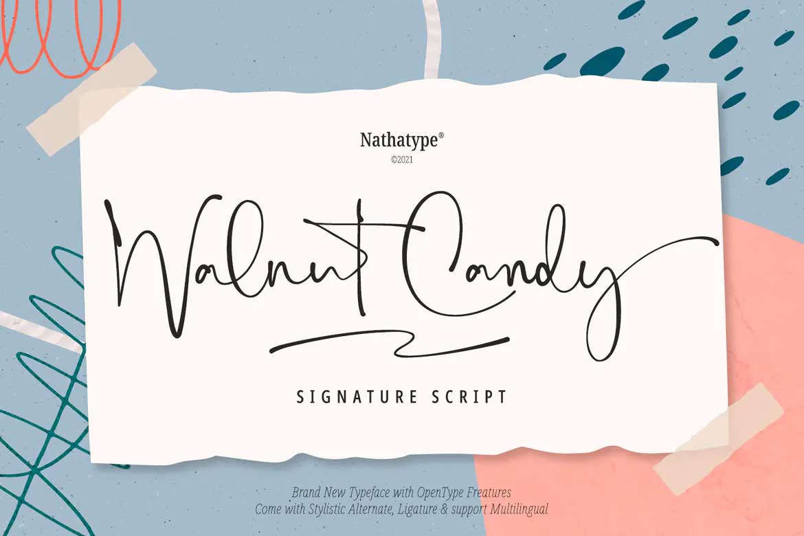 Walnut Candy Font