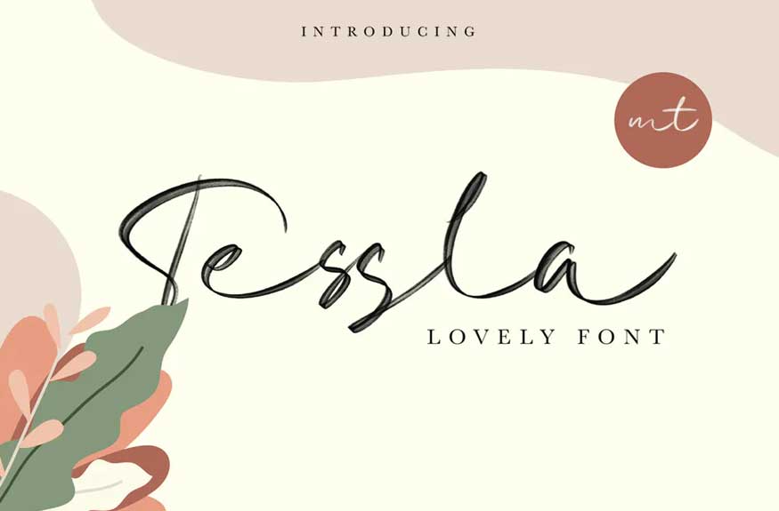 Tessla Script Font