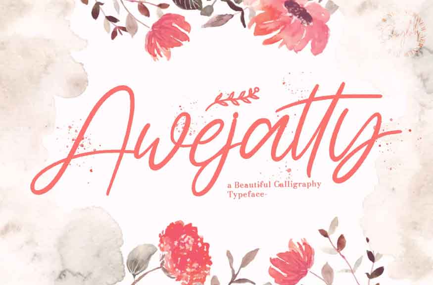 Awejatty Font