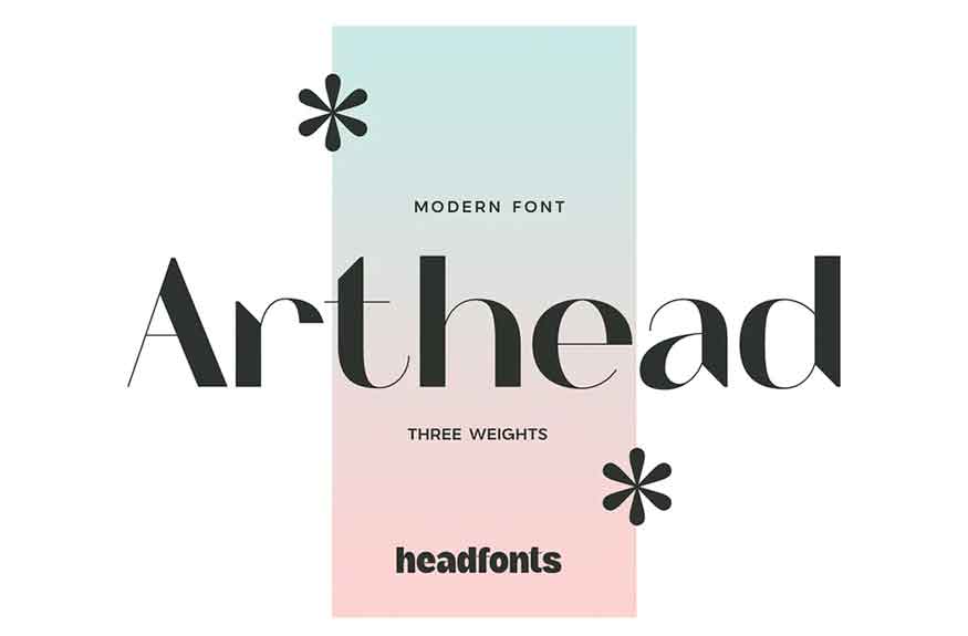 Arthead Font