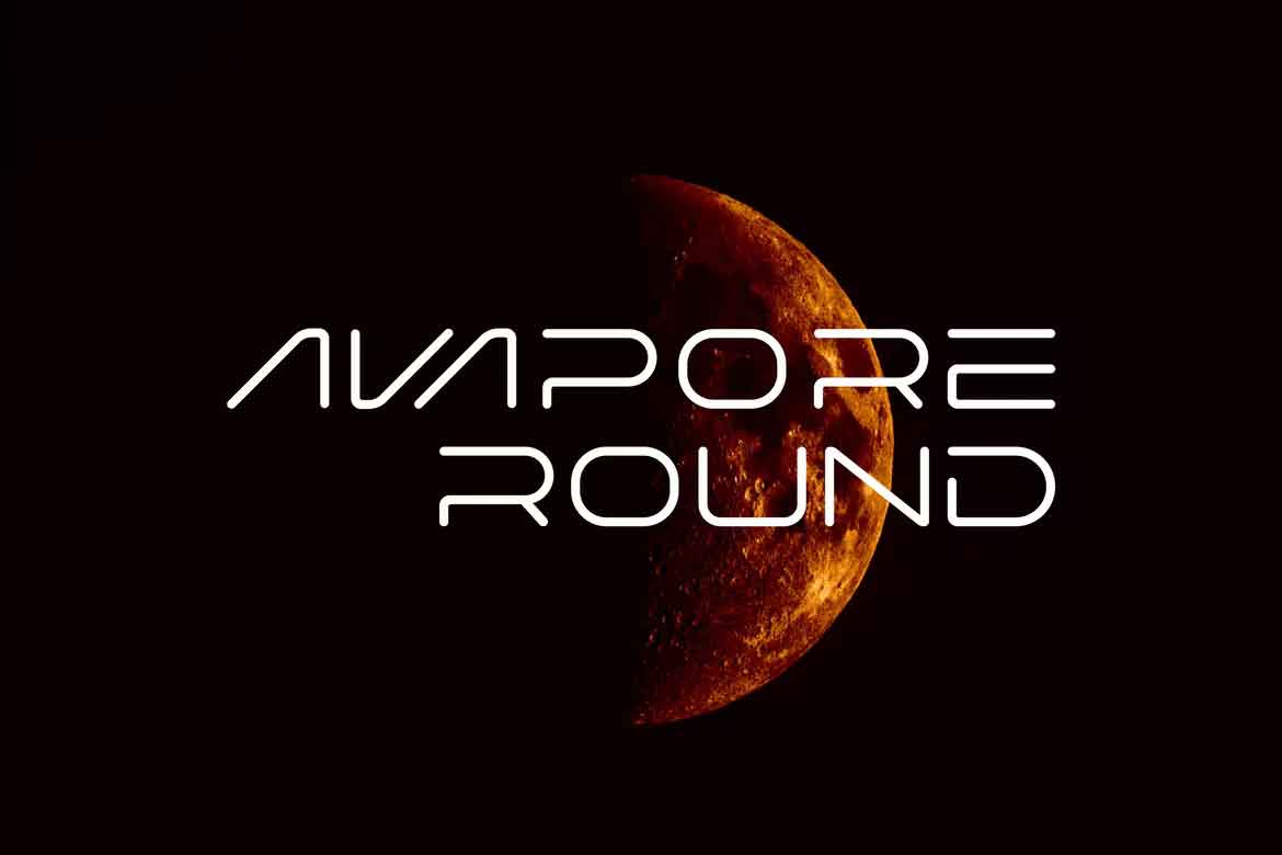 Avapore Round Font