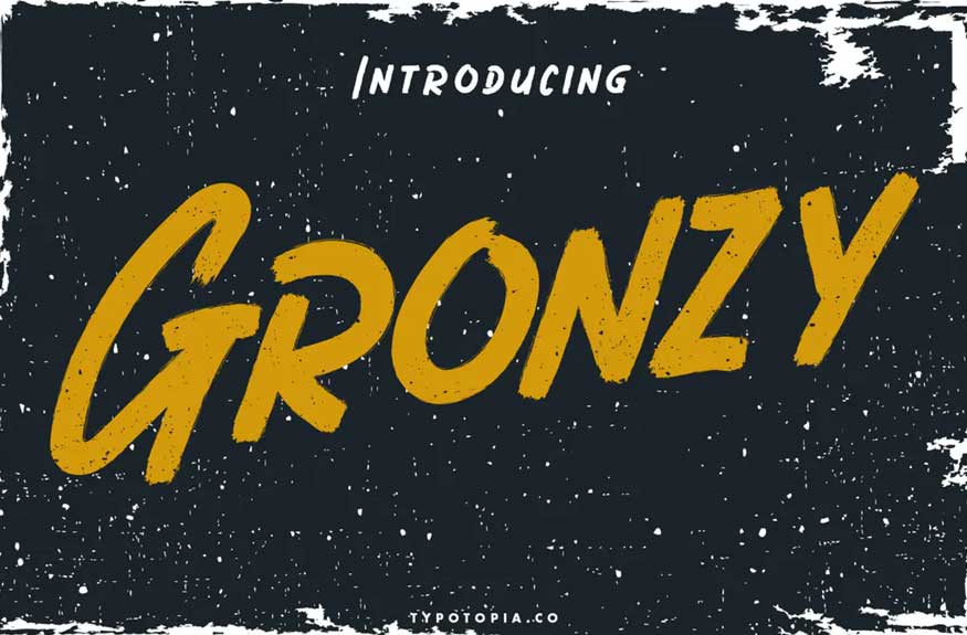 Gronzy Font