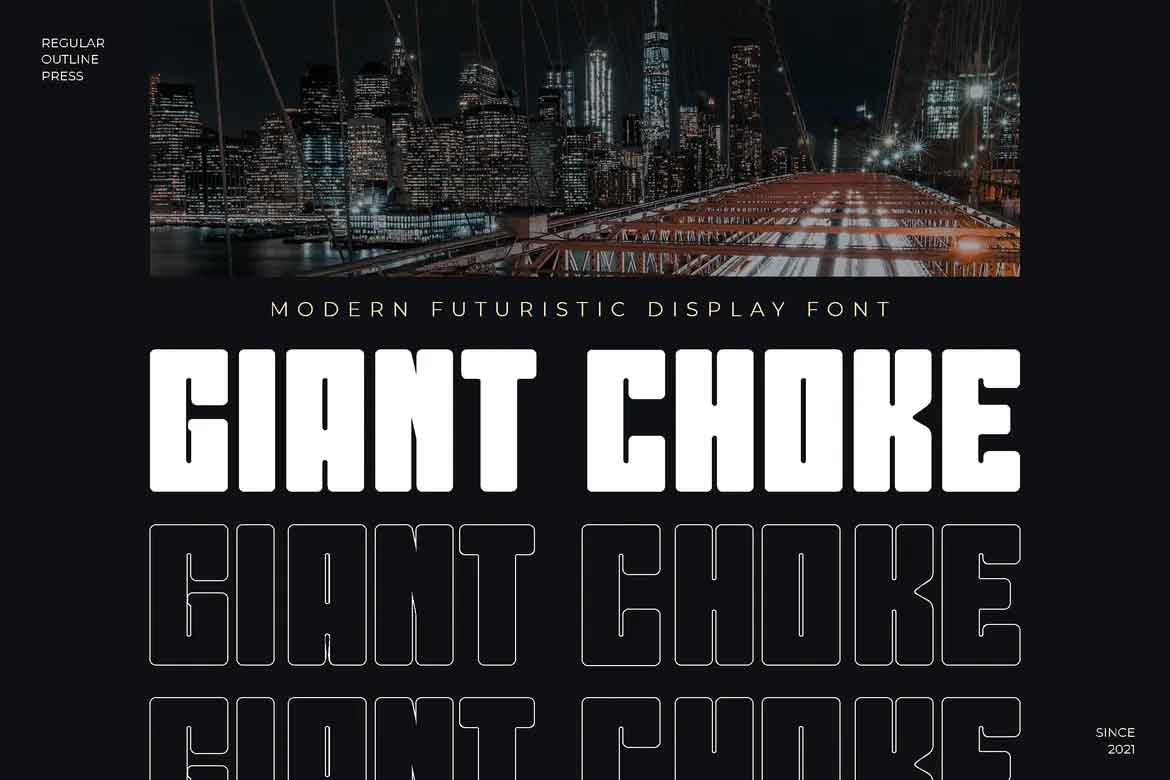Giant Choke Font