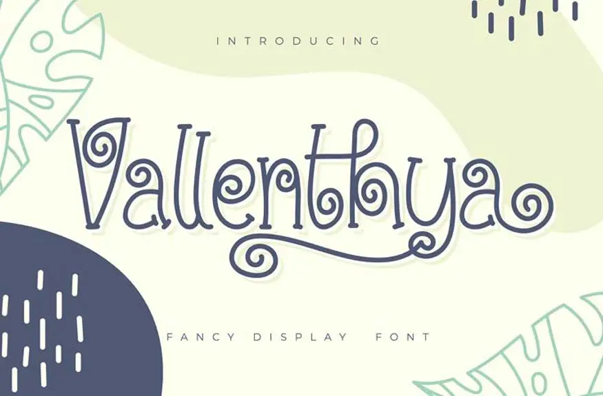 Vallenthya Font