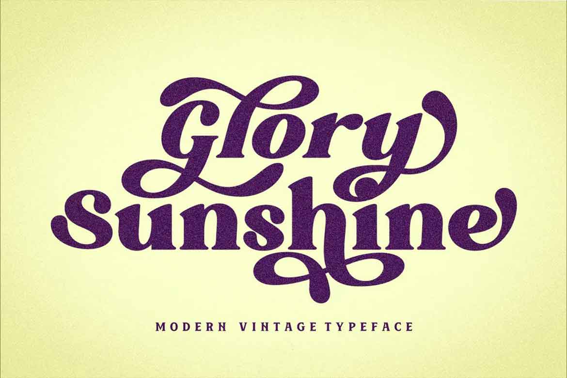 Glory Sunshine Font