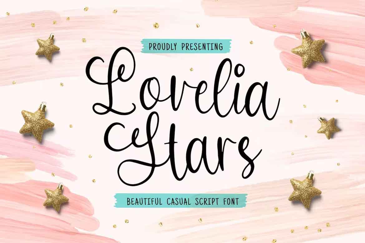 Lovelia Stars Font