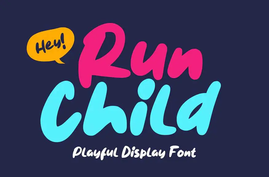 Run Child Font