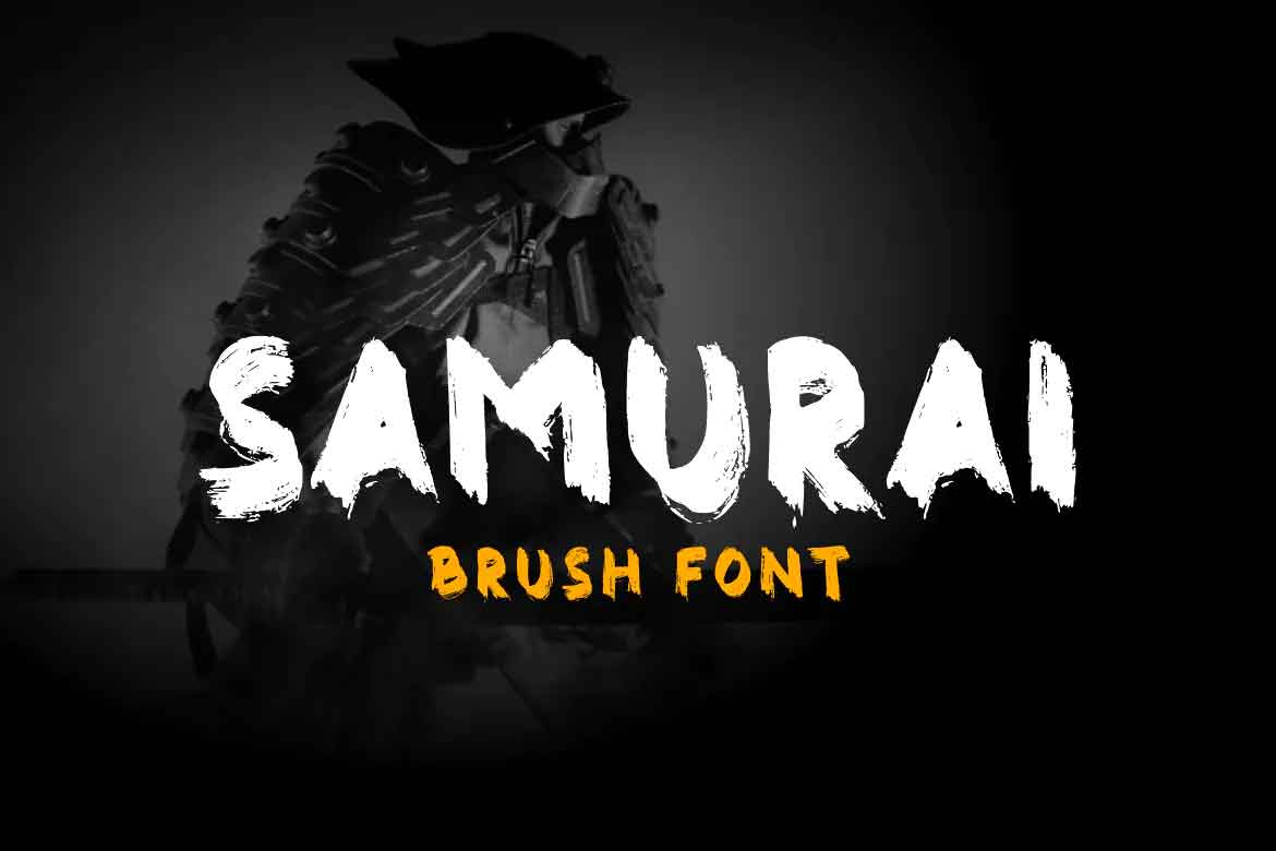 Samurai Brush Font