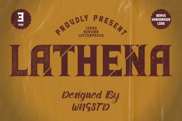 Lathena Font