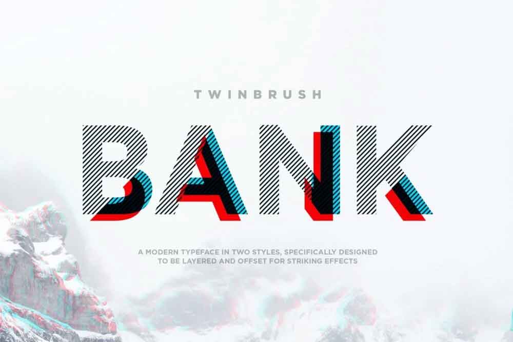 Bank Nue Font