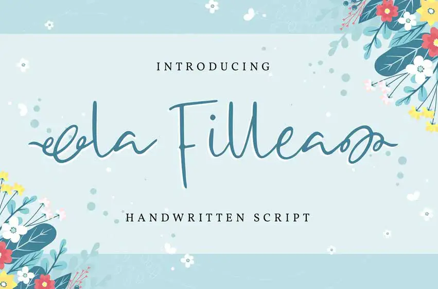La Fillea | Handwritten Script Font