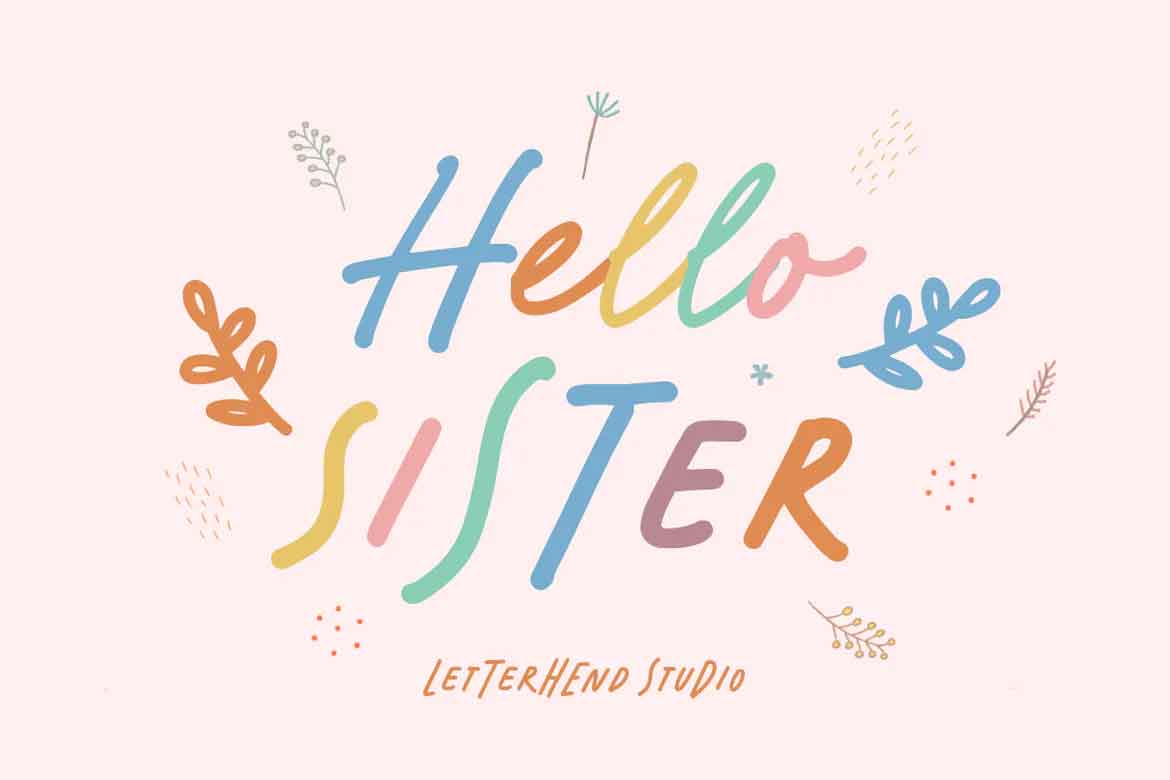 Hello Sister Font