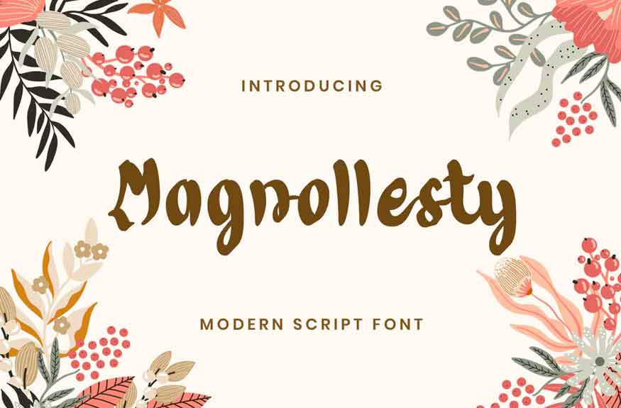 Magnollesty Font