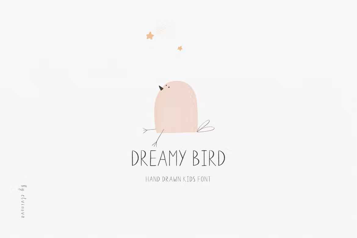 Dreamy Bird Cute Font