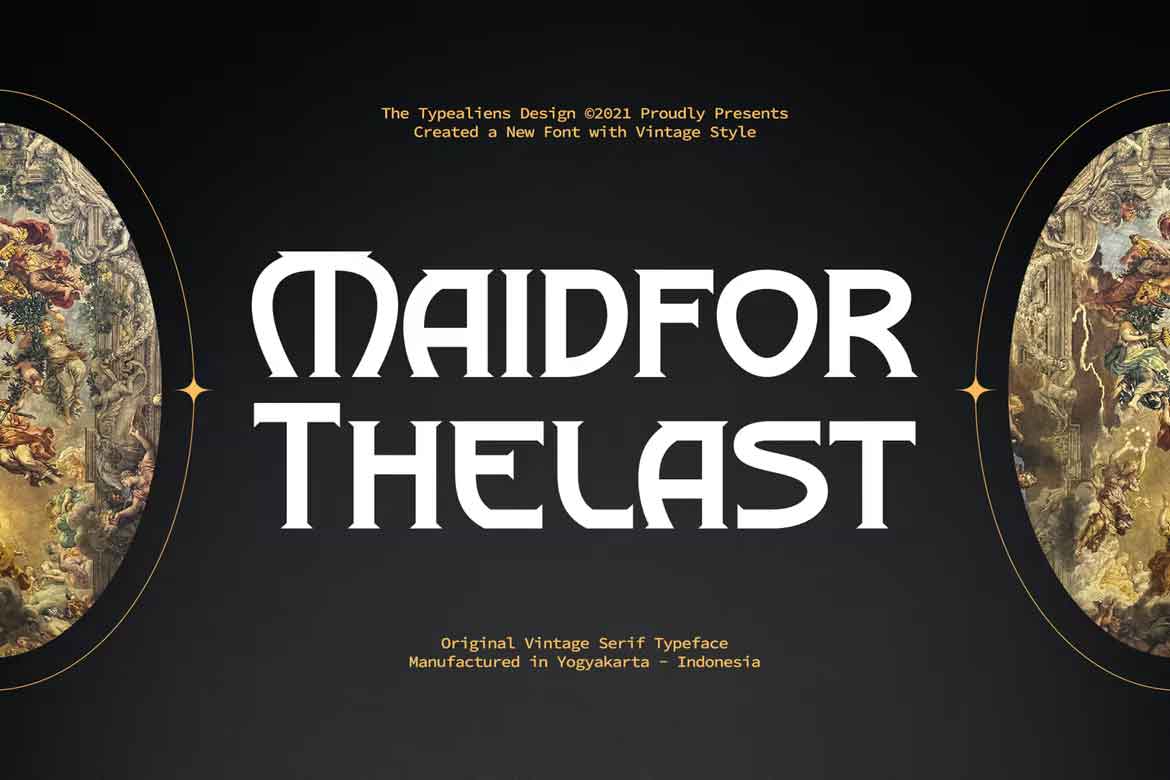 Maidfor Thelast Font