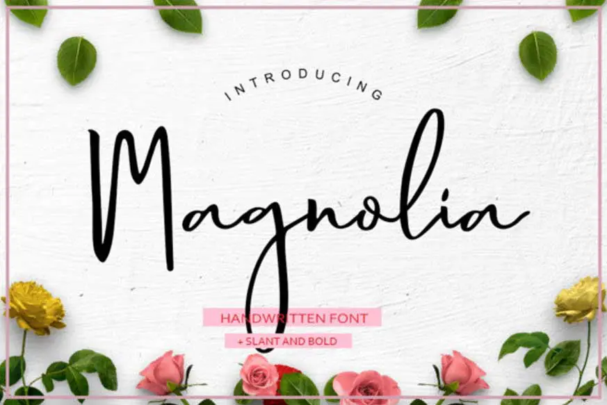 Magnolia Handwritten Font