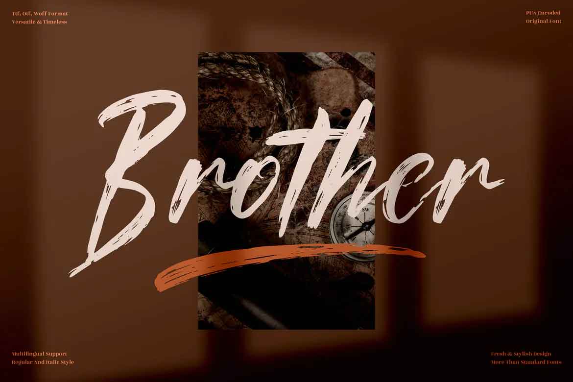 Brother Brush Font