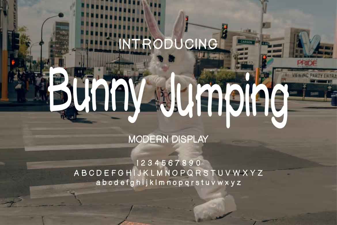 Bunny Jumping Font