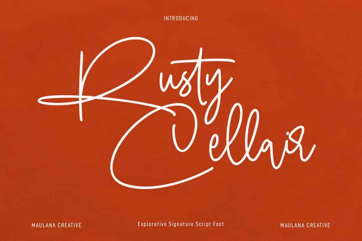 Rusty Cellair Font