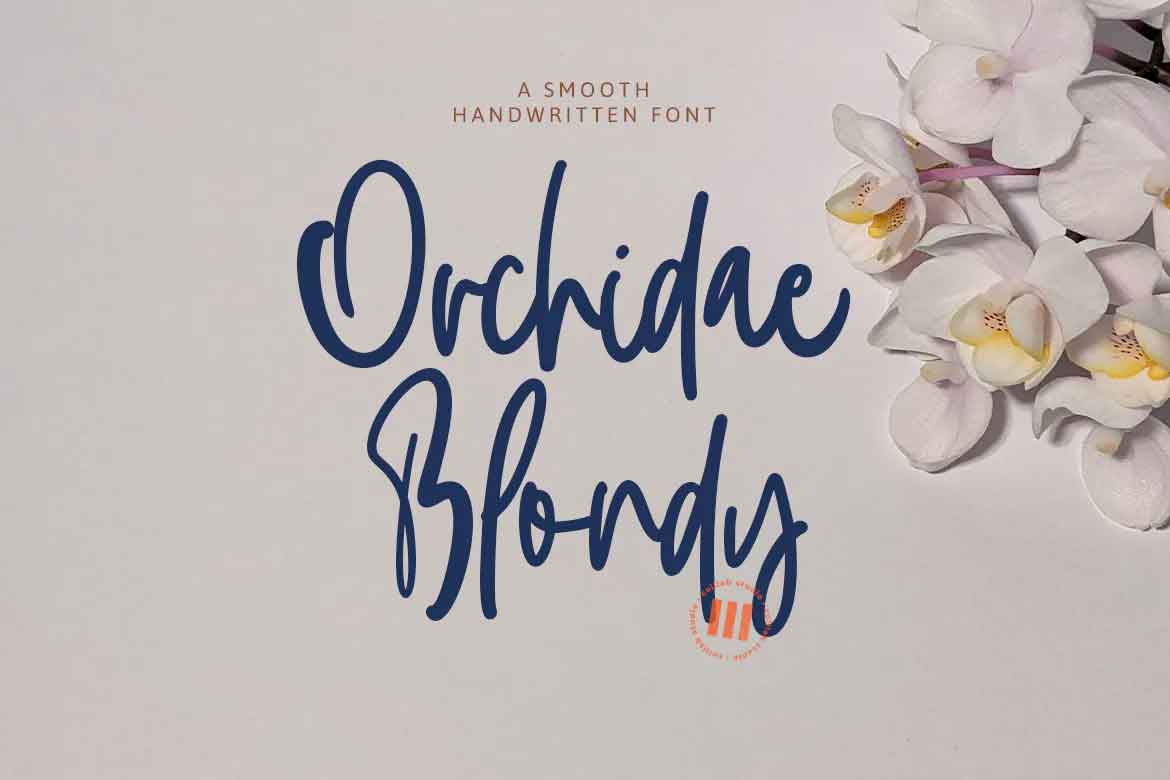 Orchidae Blondy Font