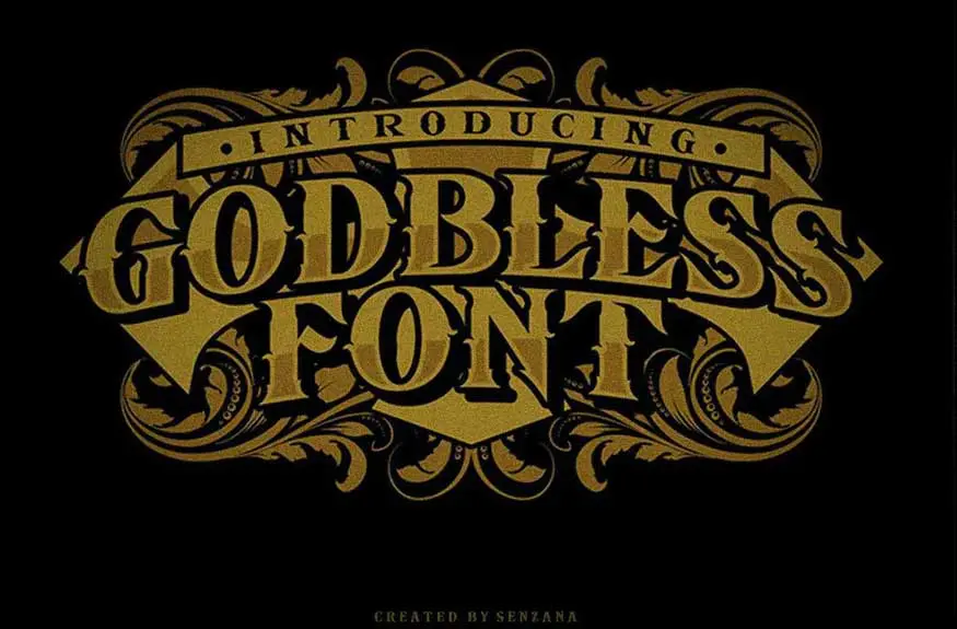 Godbless Font