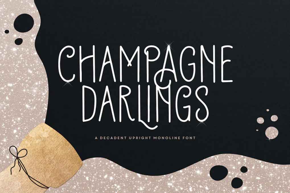 Champagne Darlings Font