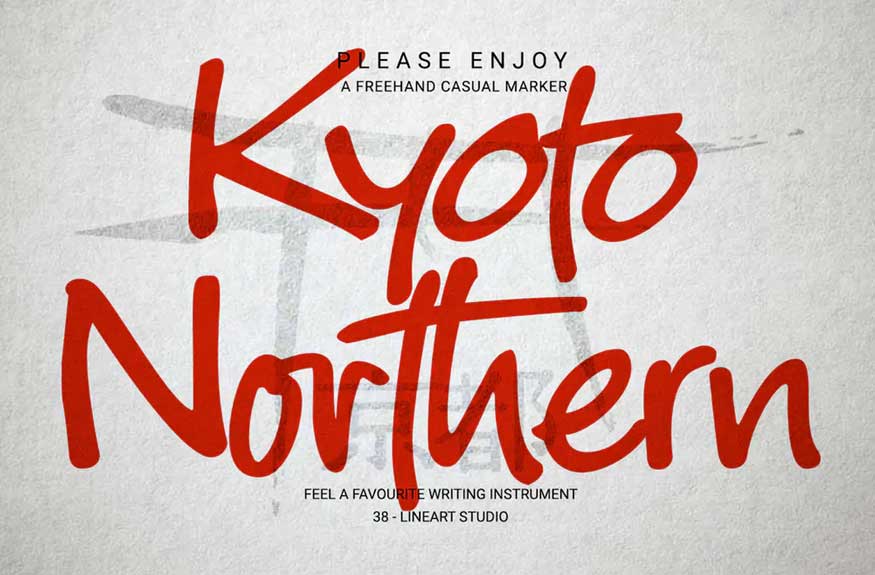 Kyoto Northern Font