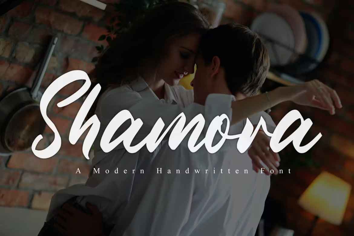 Shamora - Wedding Font