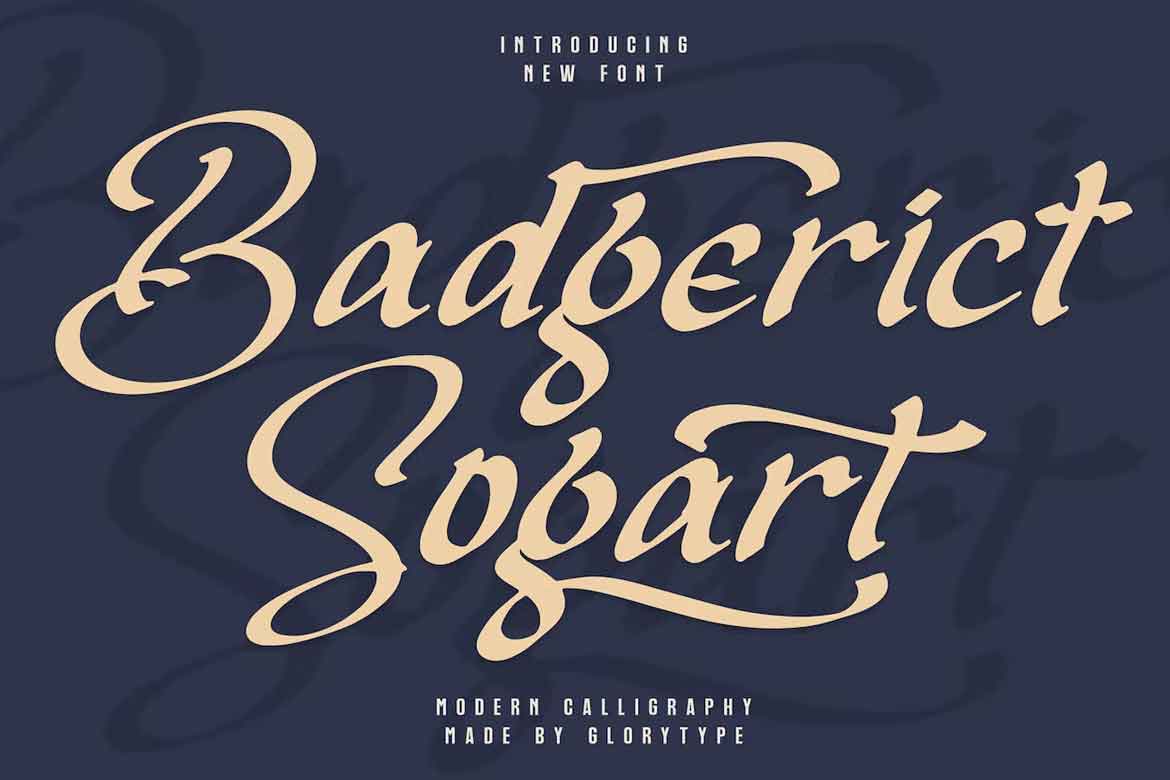 Badgerict Sogart Font