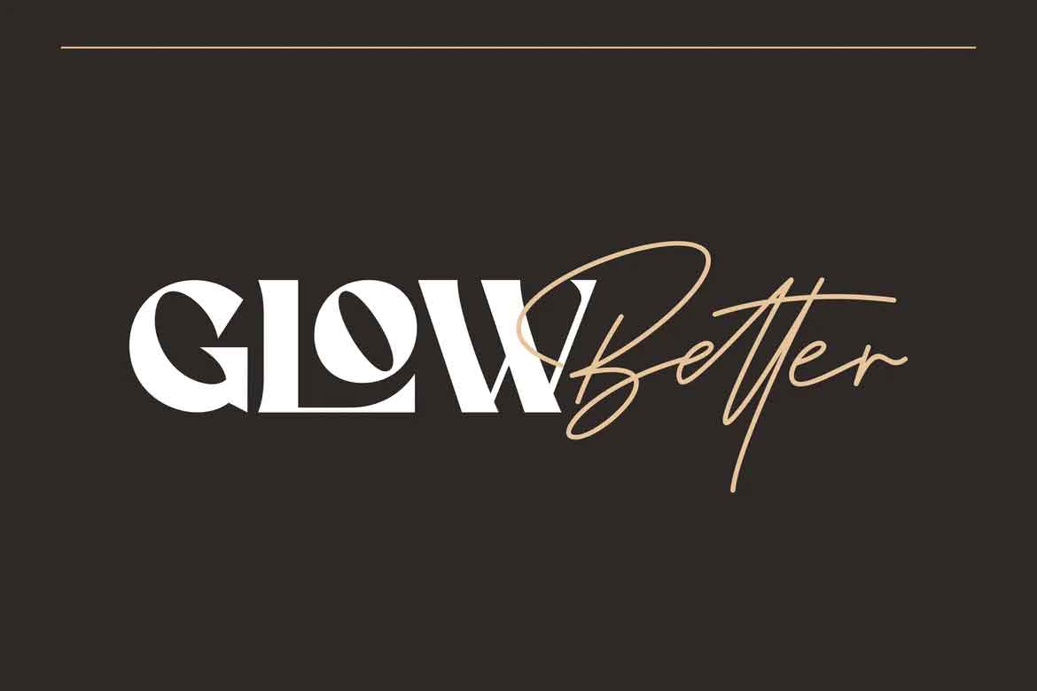 Glow Better Font