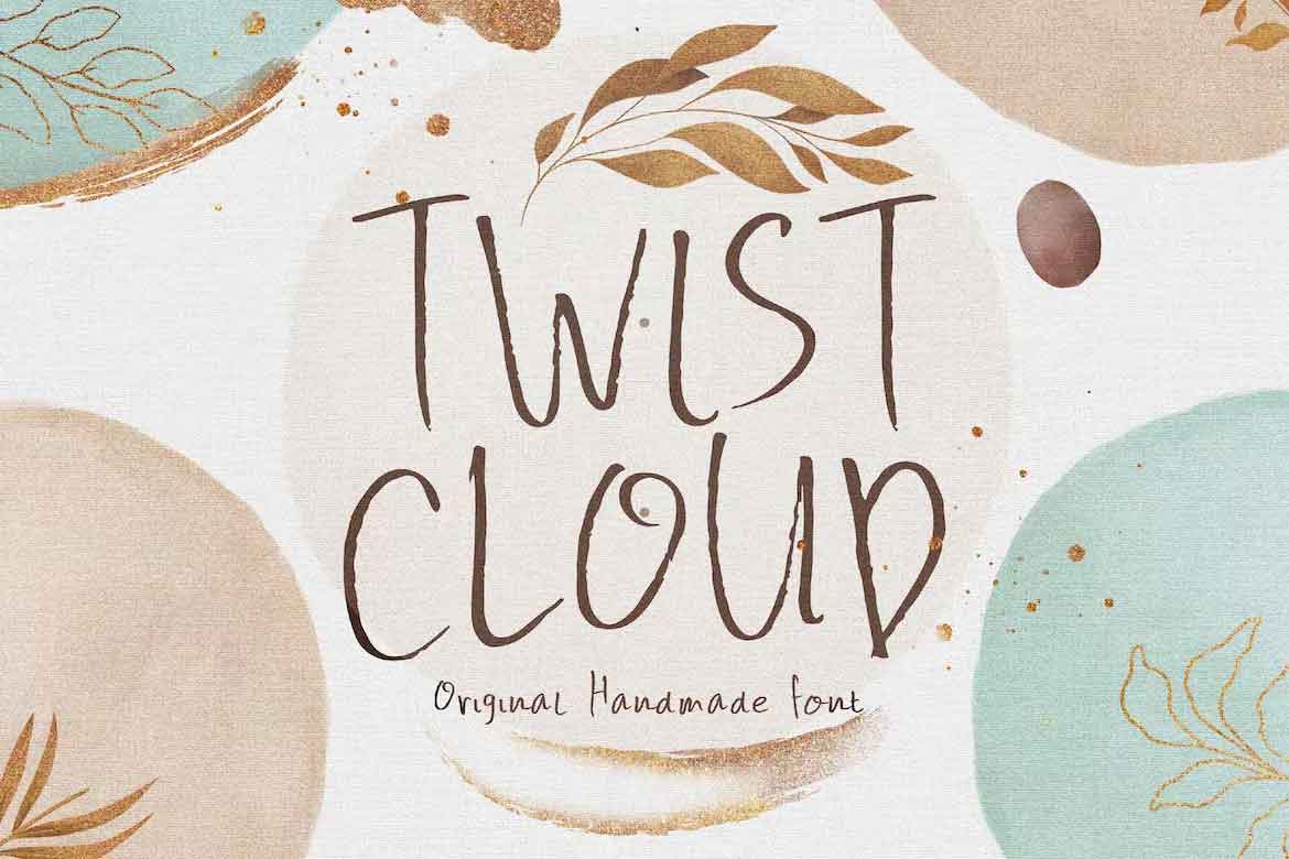 Twist Cloud Font