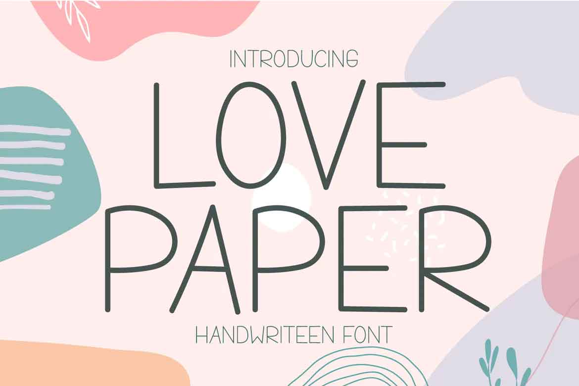 Love Paper Font