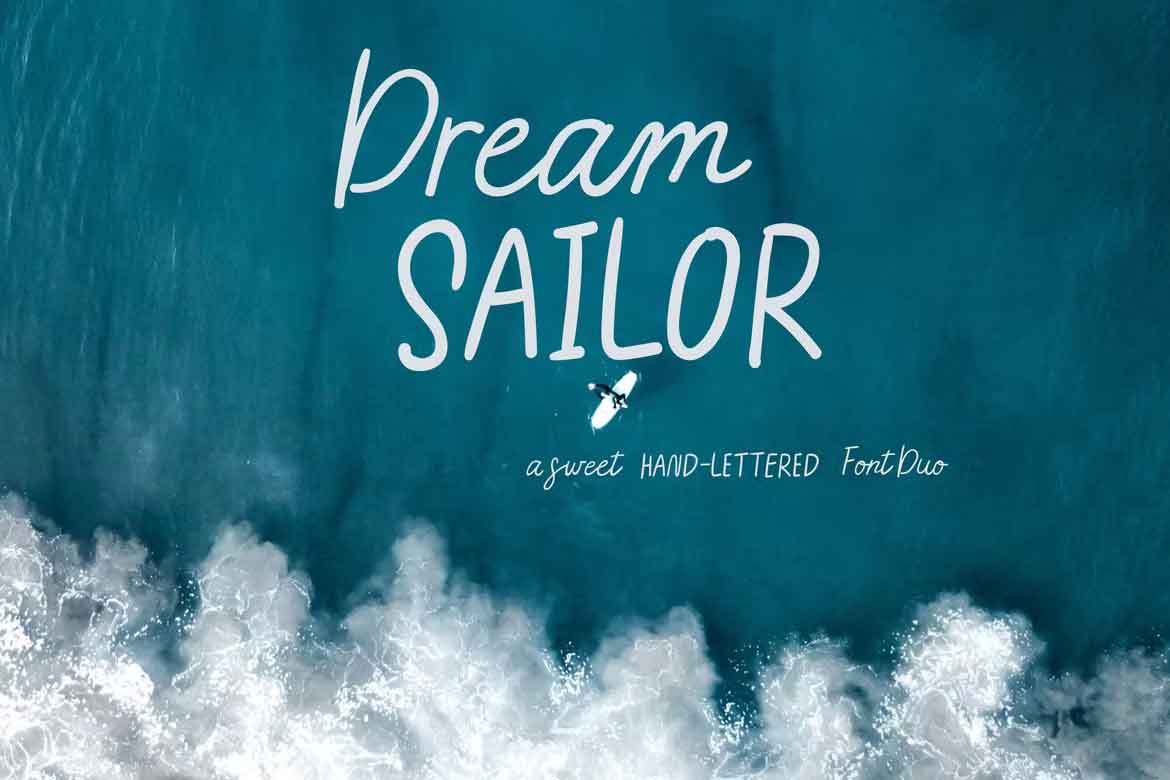 Dream Sailor Font Duo