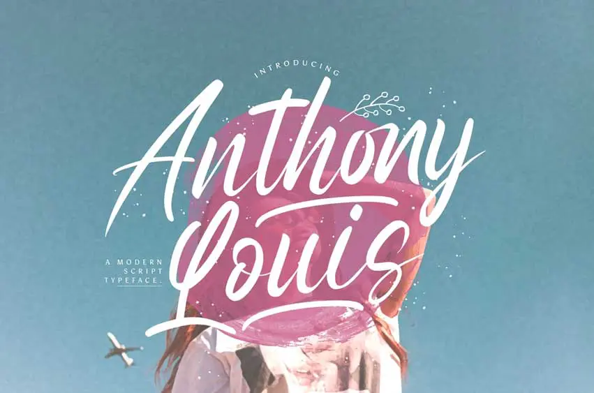 Anthony Louis - Modern Script Font