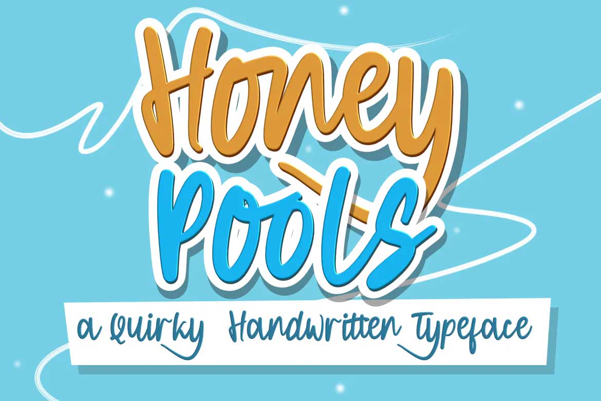 Honey Pools Font