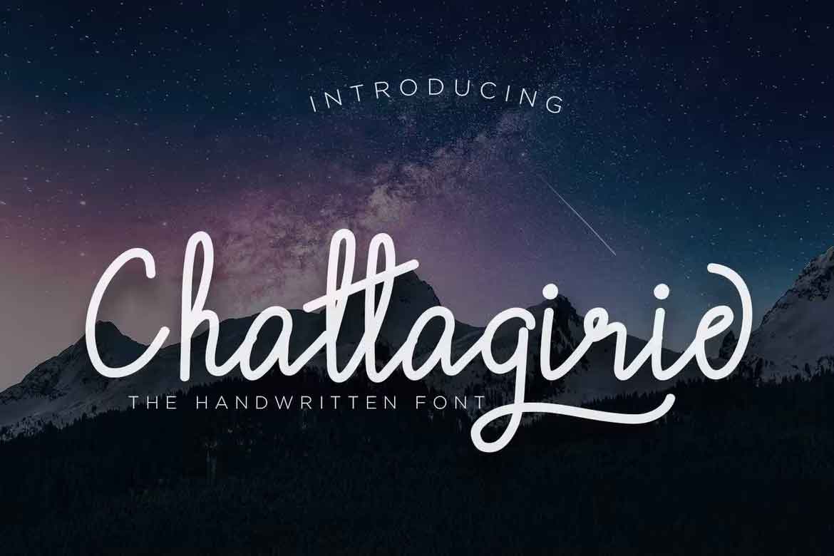 Chattagirie Script Font