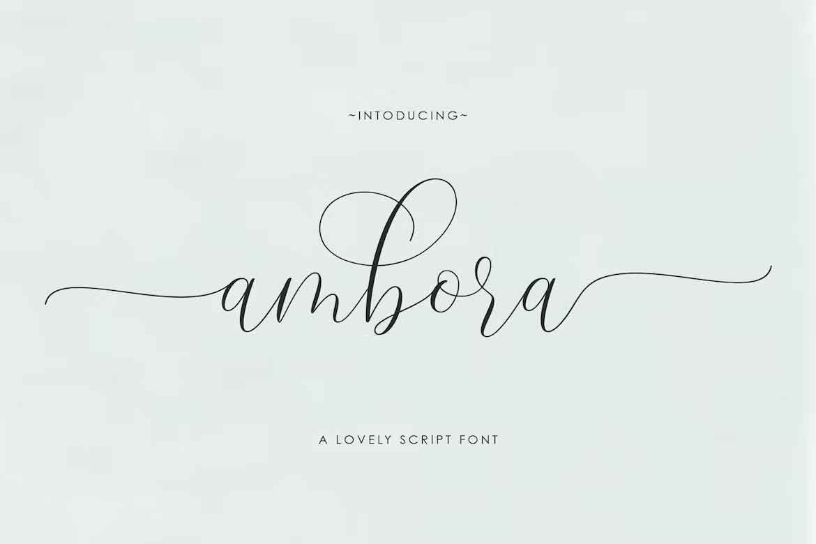 Ambora Script Font