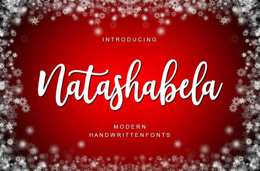 Natashabela Regular Font Free Download