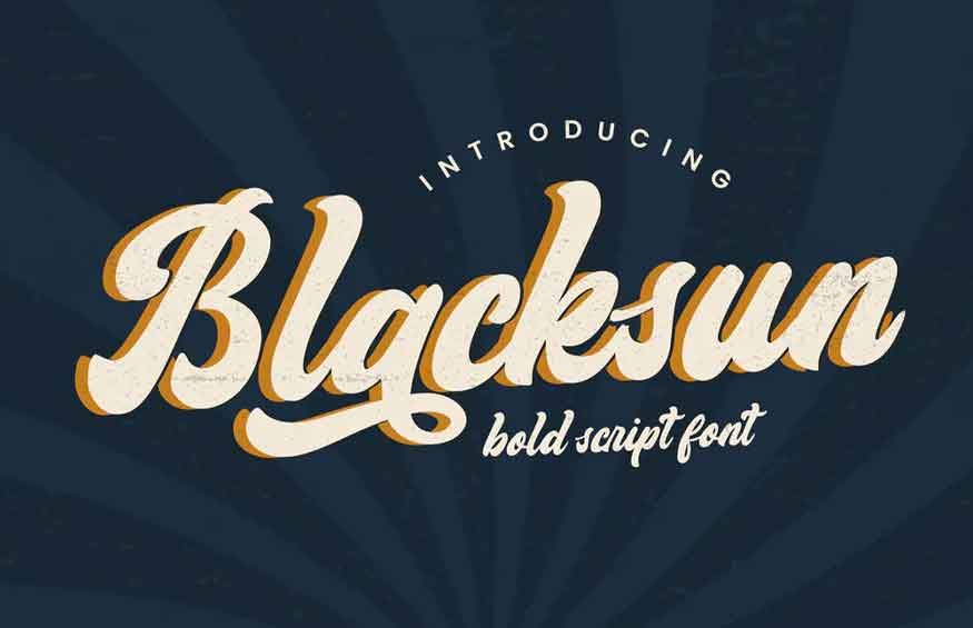 Blacksun Font