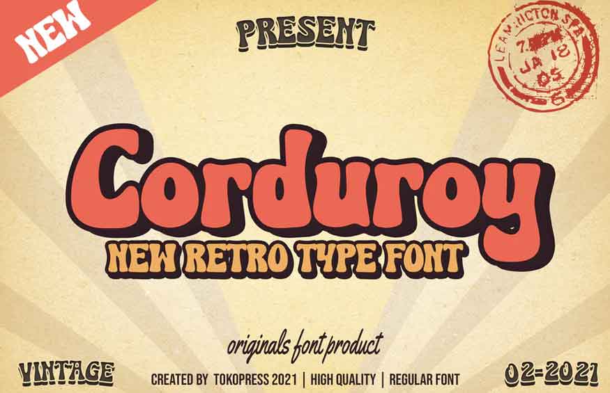 Corduroy Font