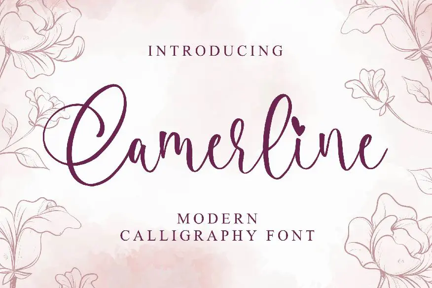 Camerline - Modern Calligraphy Font