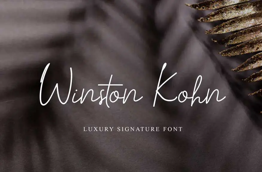 Winston Kohn Font